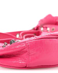 Agneau Arena Le Cagole Shoulder Bag XS Hot Pink