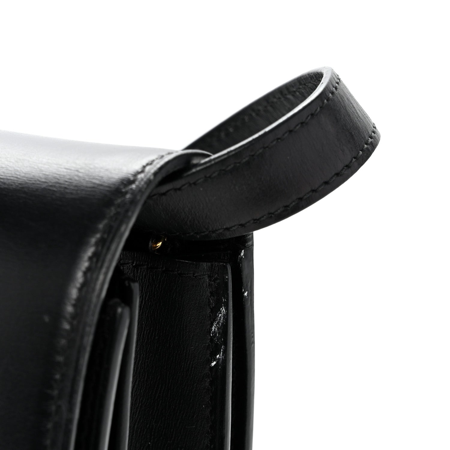 Box Calfskin Medium Classic Box Flap Bag Black