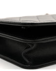Caviar Quilted Boy Wallet On Chain WOC Black