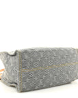 Monogram Denim Onthego MM Washed Gray