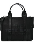 Grained Calfskin Small The Tote Bag Black