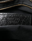 Agneau Giant 21 Rose Gold  Hardware Part Time Black