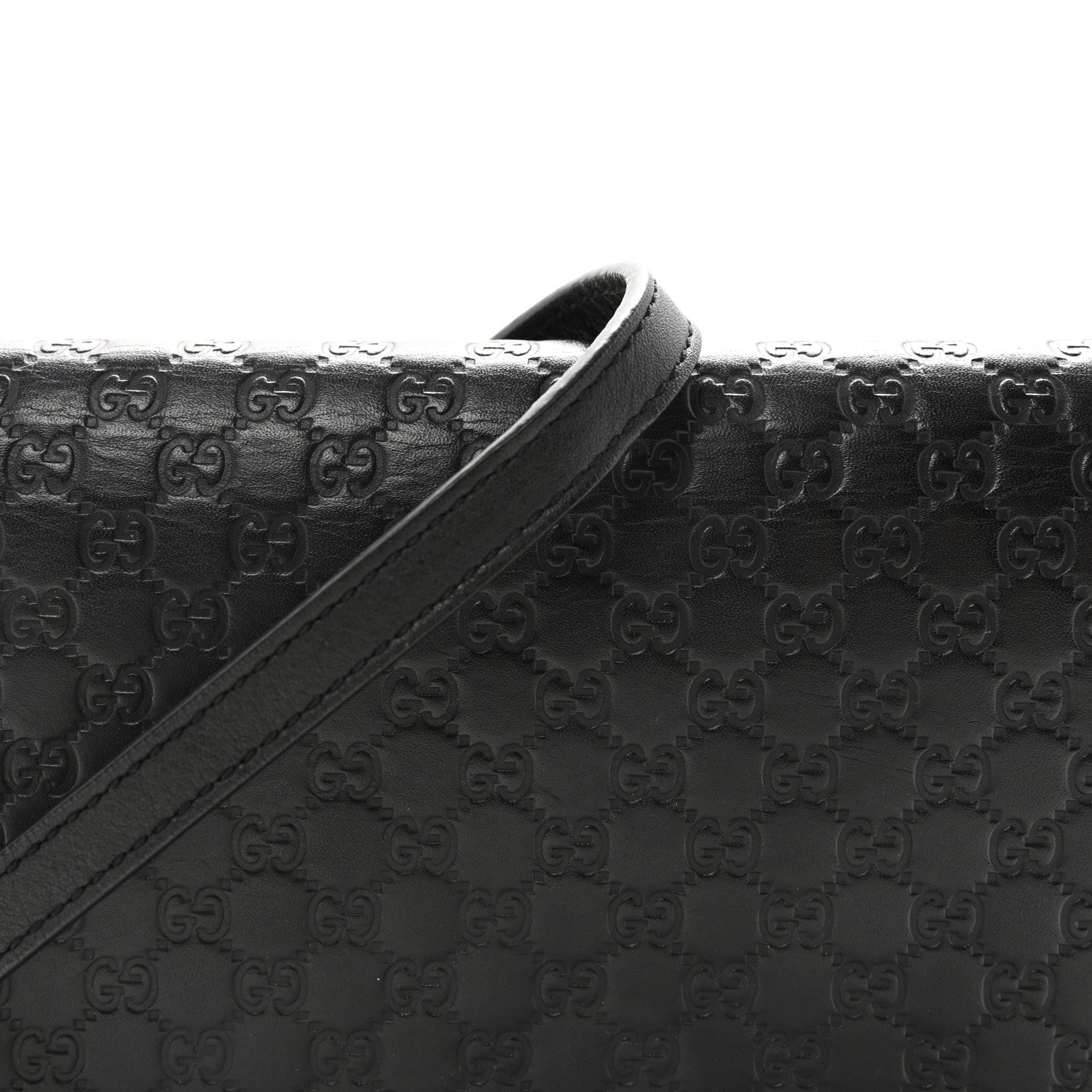 MicroGCCIssima Crossbody Wallet Black