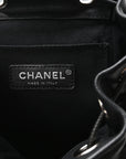 Lambskin Quilted Metallic Bubble Backpack Black