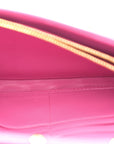 Nappa Matelasse Wallet On Chain Fuxia