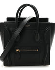 Smooth Calfskin Nano Luggage Black