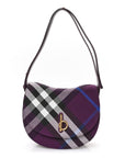 Jacquard Check Medium Rocking Horse Crossbody Pansy
