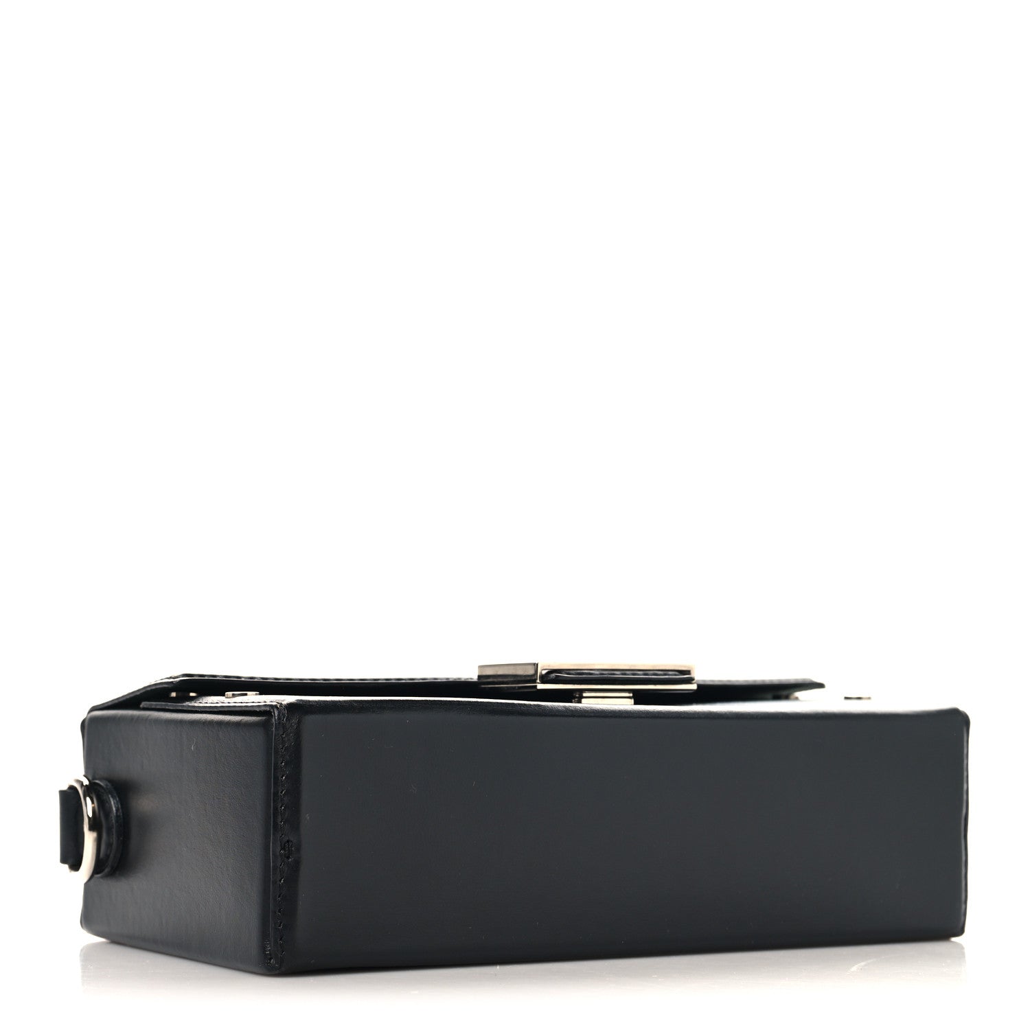 X MARC JACOBS Nappa Logo Baguette Soft Trunk Bag Black