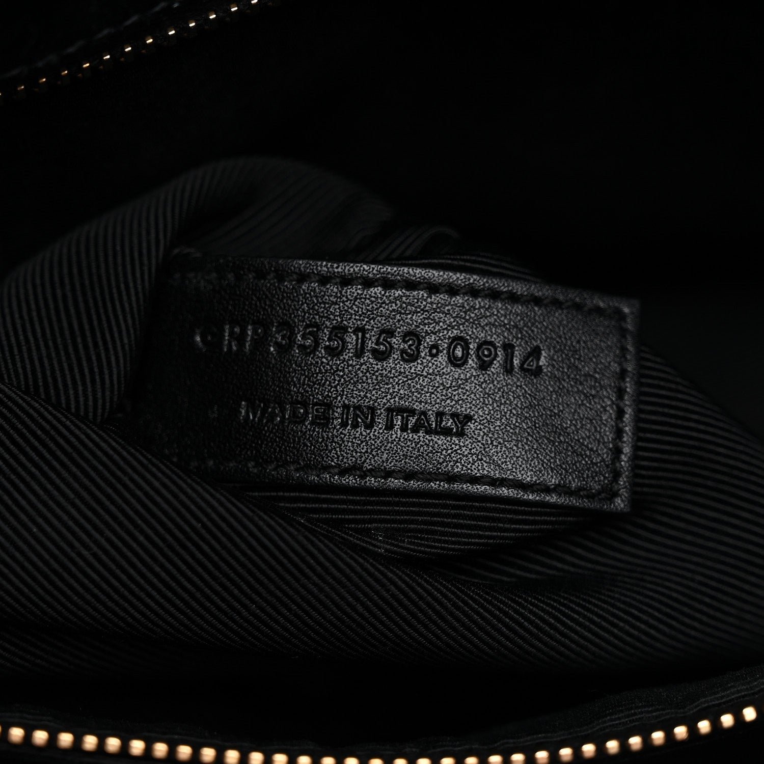 Calfskin Small Sac De Jour Black