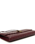 Nappa Intrecciato Long Andiamo Top Handle Clutch Barolo
