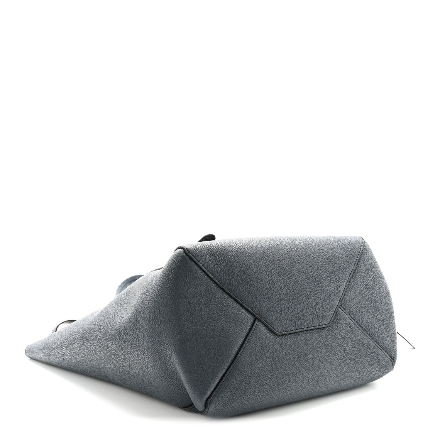 Soft Grained Calfskin Small Belt Cabas Phantom Slate
