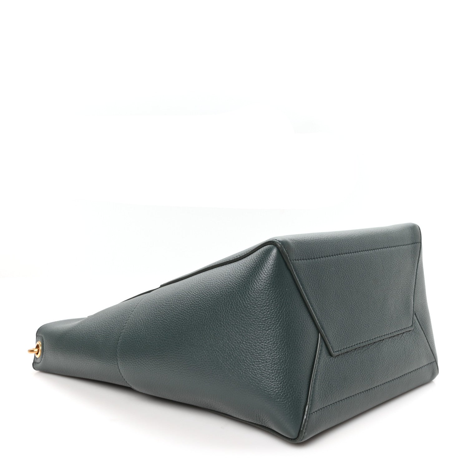 Soft Grained Calfskin Sangle Bucket Bag Amazone
