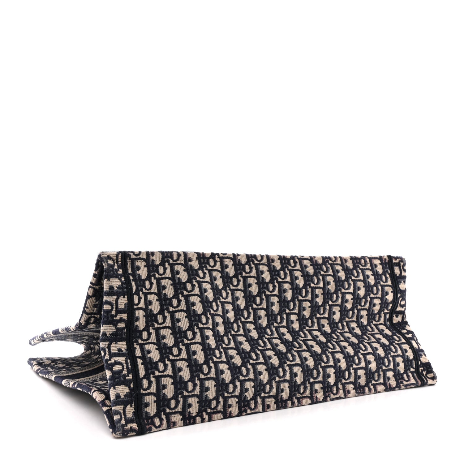 Oblique Large Book Tote Blue Multicolor