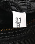 Saffiano Lux Mini Boston Crossbody Bag Black