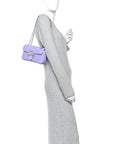 Lambskin Matelasse Small GG Marmont Shoulder Bag Lapis