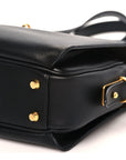 Smooth Calfskin Medium Le 7 Shoulder Bag Black
