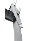 Calfskin Virtus Tote Black