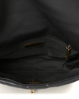 Lambskin Quilted Medium CHNL 19 Flap Dark Grey
