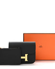 Epsom Constance Slim Wallet Black