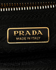 Re-Nylon Saffiano Pouch Black