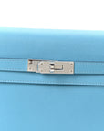 Madame Calfskin Kelly Elan Bleu du Nord