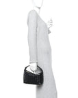 Calfskin Nappa Intrecciato Mini Wallace Black