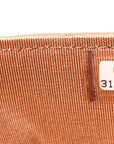 Lambskin Quilted CHNL 19 Wallet On Chain WOC Brown