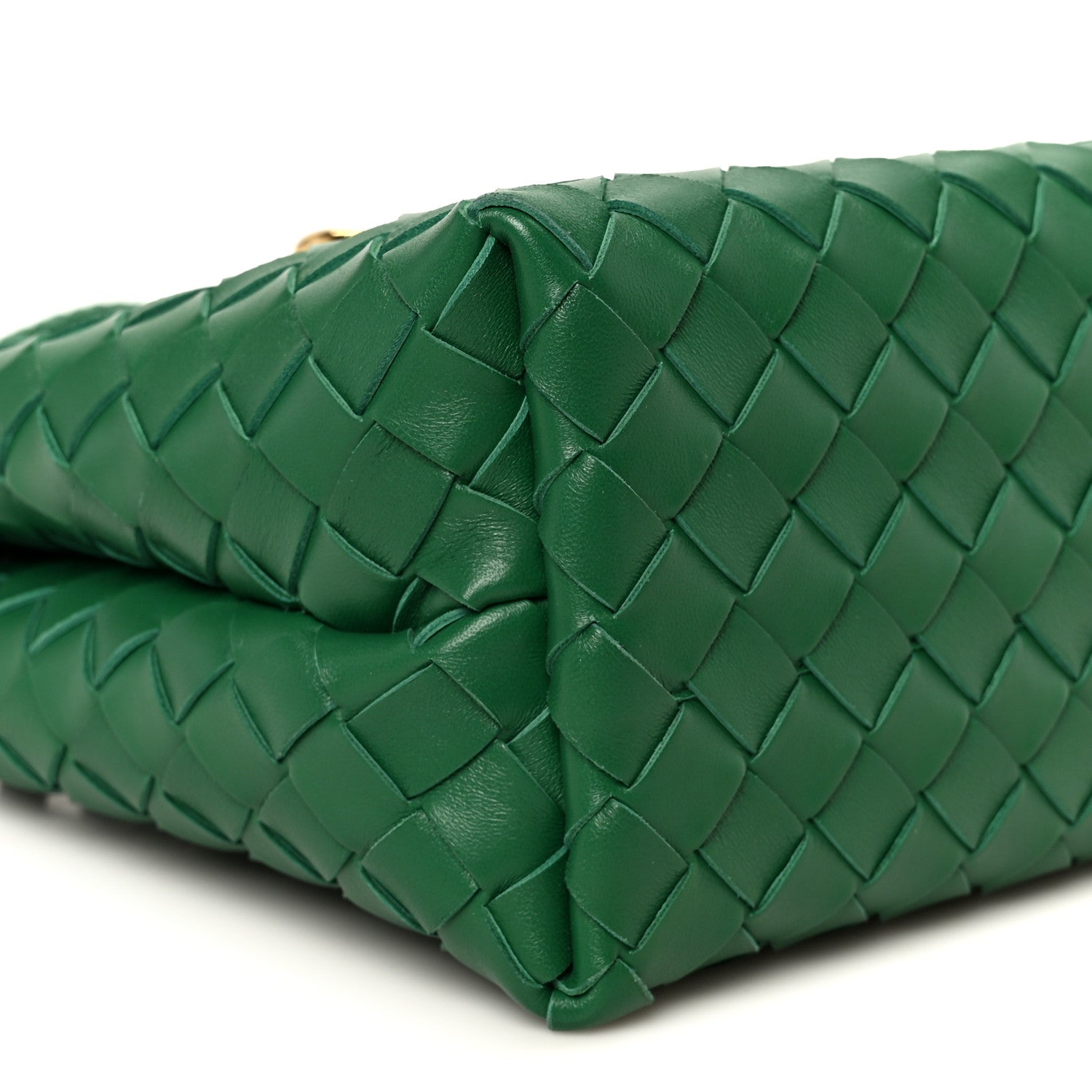 Nappa Intrecciato Small Andiamo Shoulder Bag Jungle