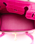 Shiny Niloticus Crocodile Birkin 30 Rose Scheherazade