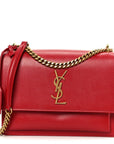 Calfskin Medium Monogram Sunset Rouge Eros