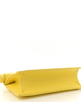 Smooth Calfskin La Petite Pochette Rond Carre Yellow