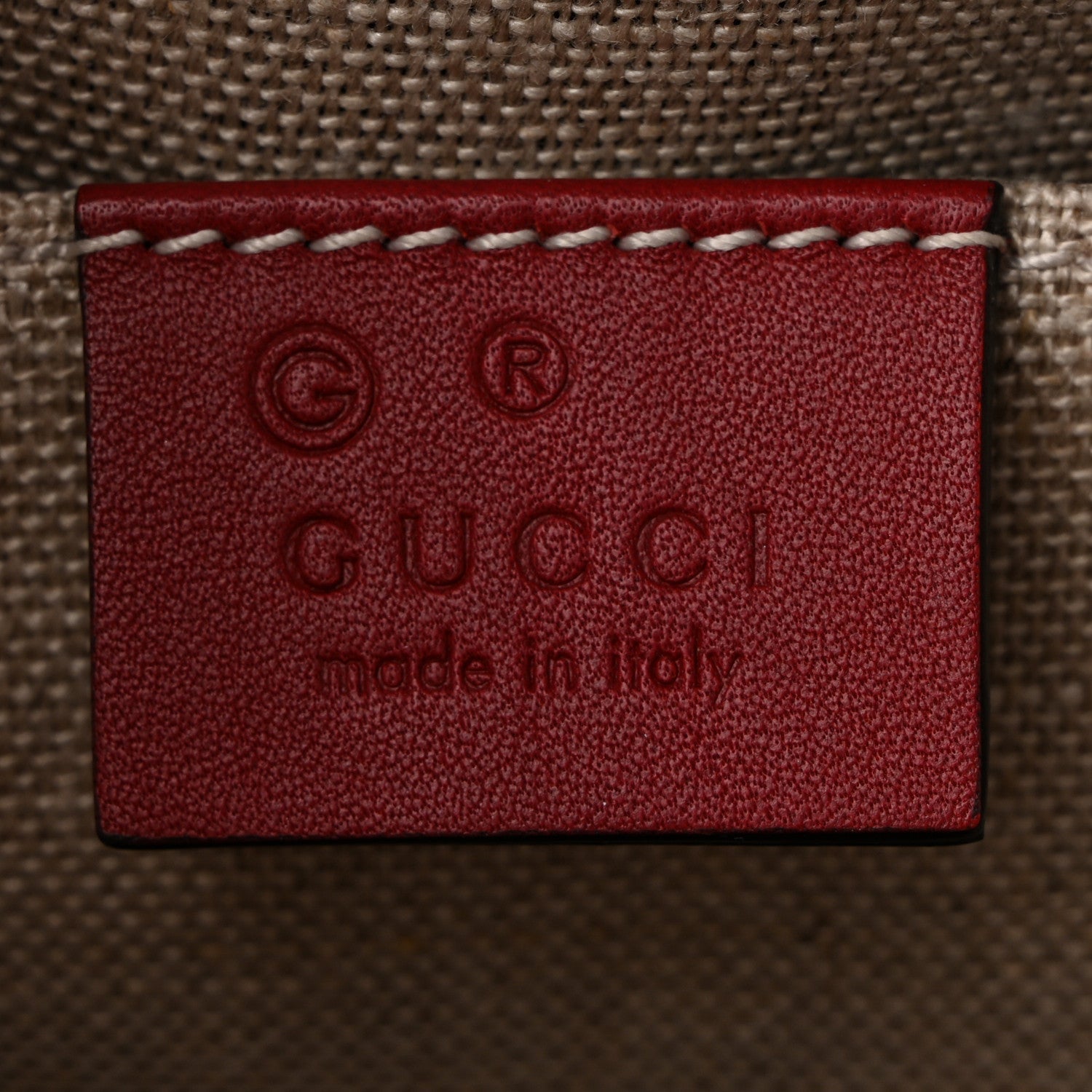 Soft MicroGCCIssima Mini Dome Bag Rosso