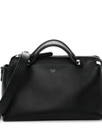 Vitello Dolce Medium By The Way Boston Bag Black