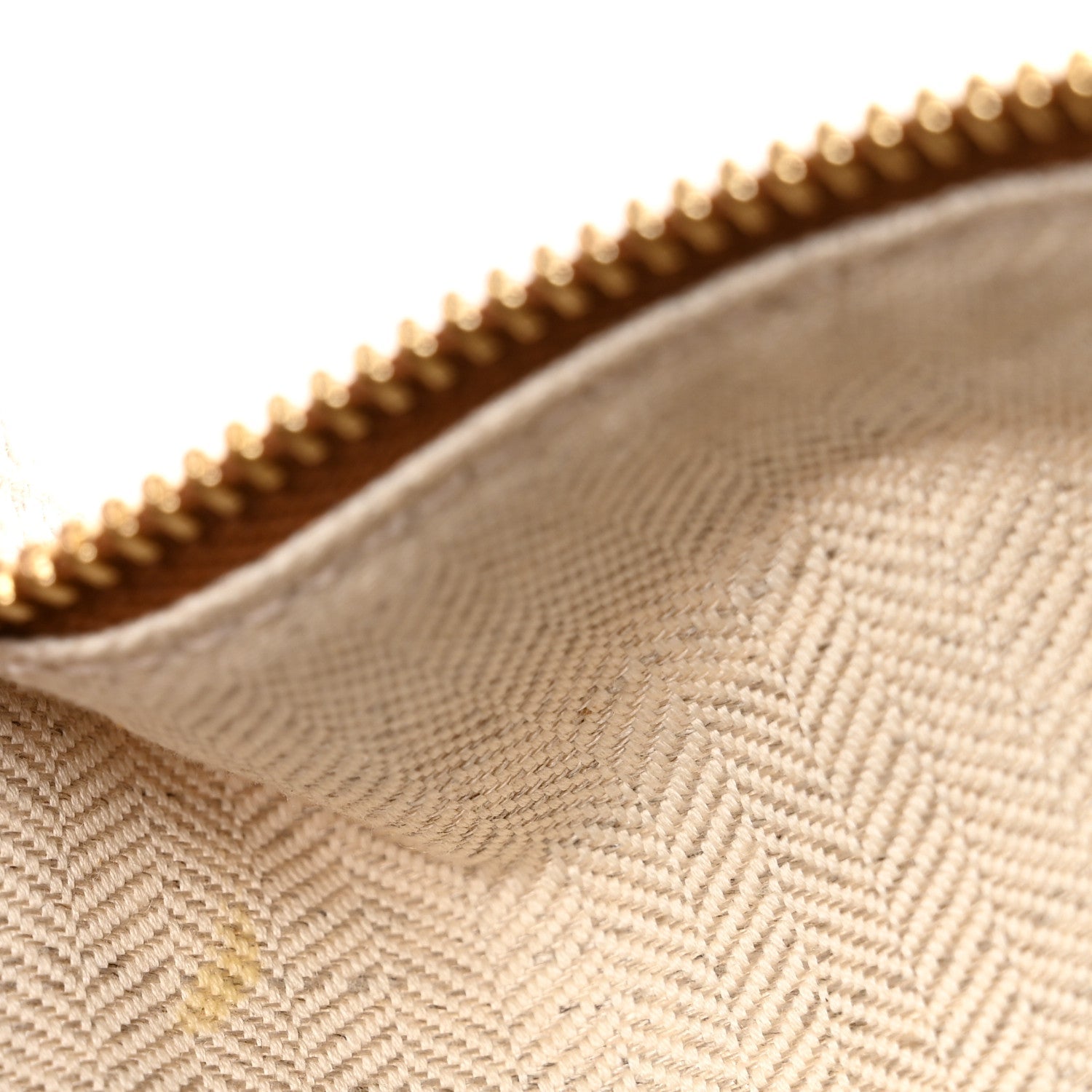 Jacquard Anagram Calfskin Small Cubi Bag Ecru Tan