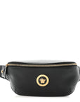 Grained Calfskin Vanitas Medea Belt Bag Black