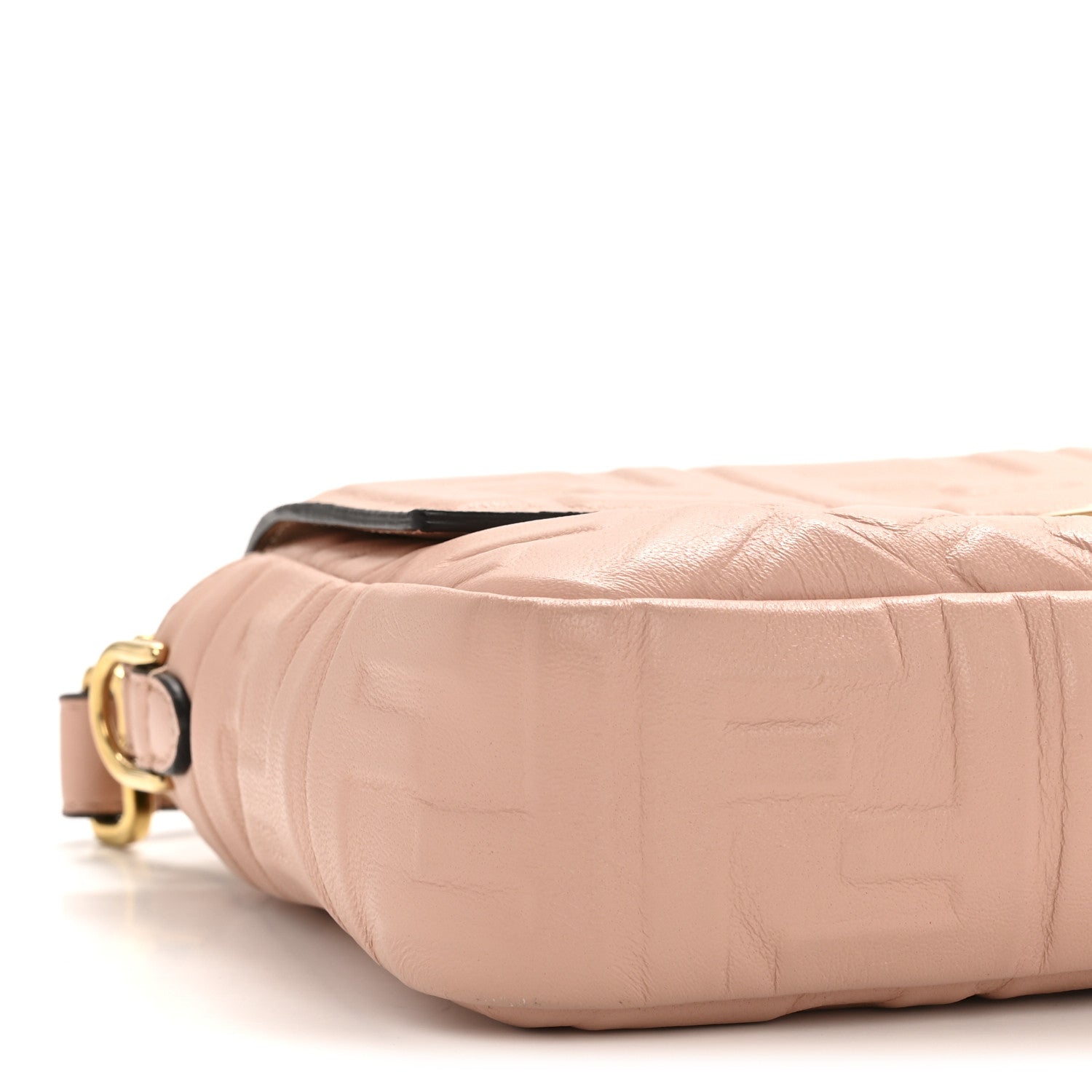 Nappa FF 1974 Embossed Baguette Rosa Bourbon