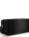 Washed Denim Quilted Medium CHNL 25 Handbag Black