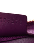 Calfskin Mini Shield Sling Bag Thistle