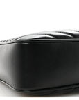 Calfskin Matelasse Monogram Lou Camera Bag Black