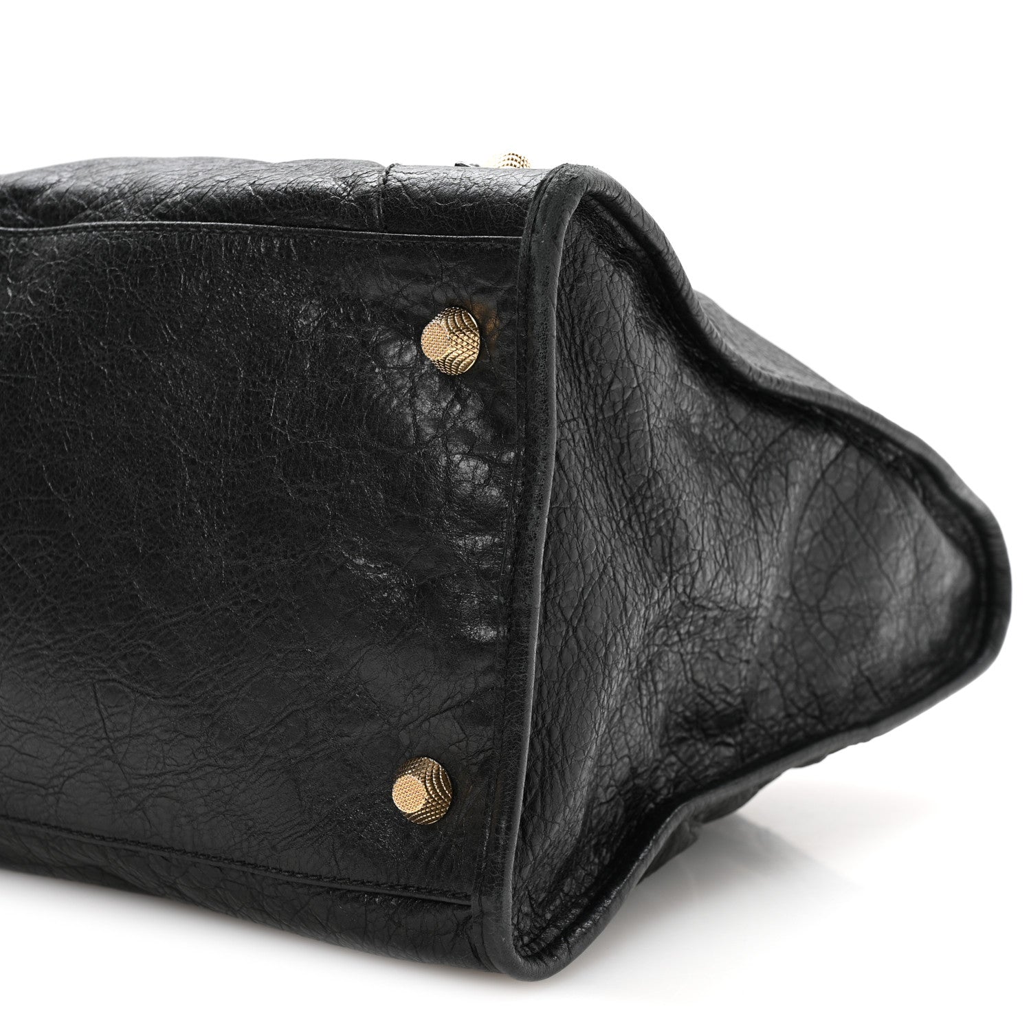 Agneau Giant 12 Gold Hardware Work Black