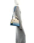 Taurillon Capucines MM Gradient Blue
