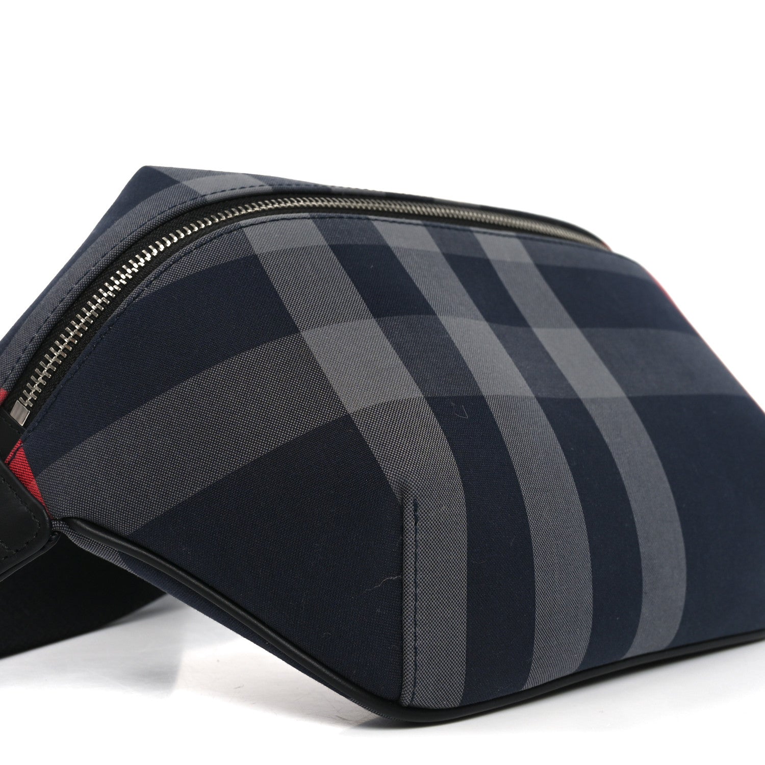 House Check Sonny Bum Bag Navy Grey