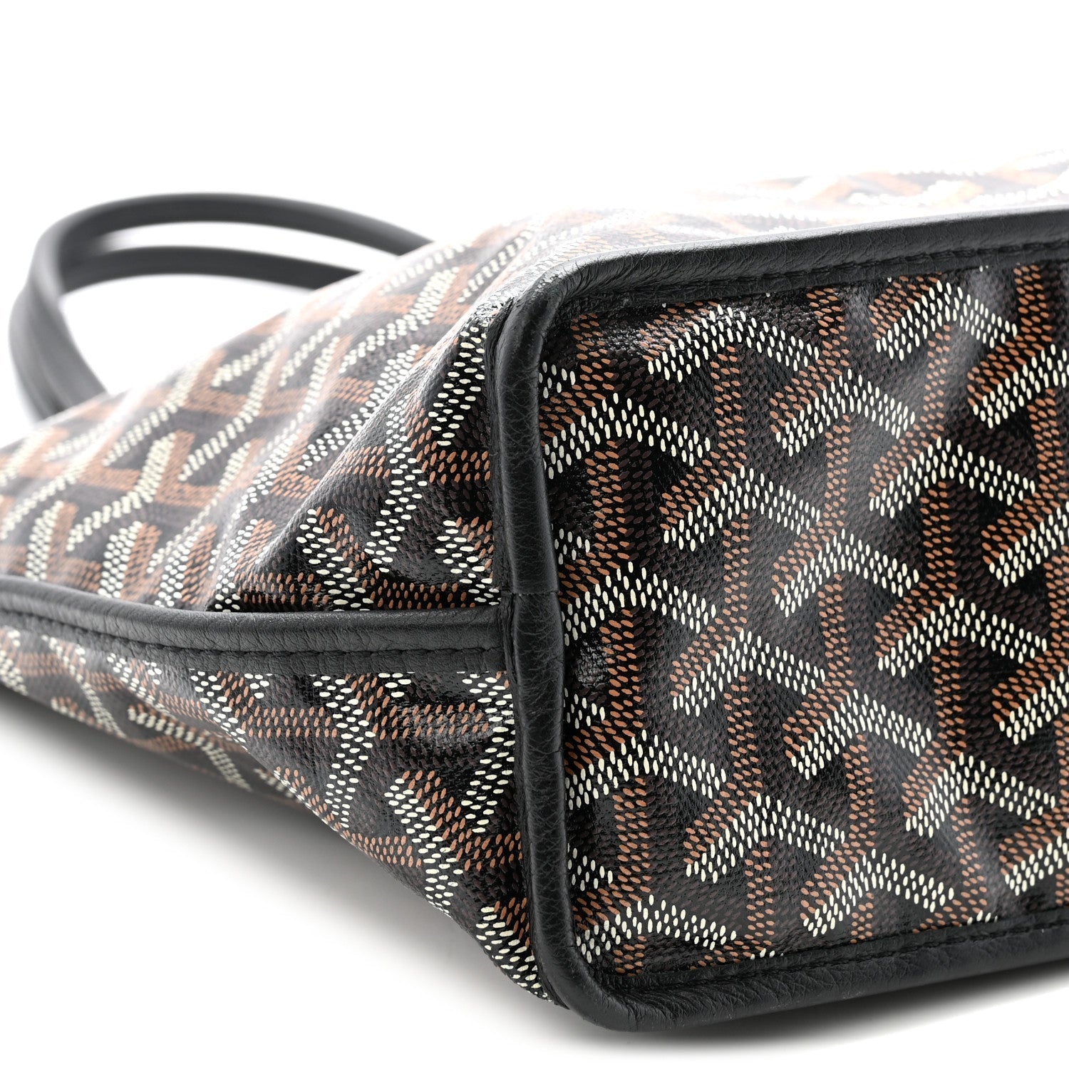Goyardine Reversible Mini Anjou Black