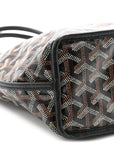 Goyardine Reversible Mini Anjou Black