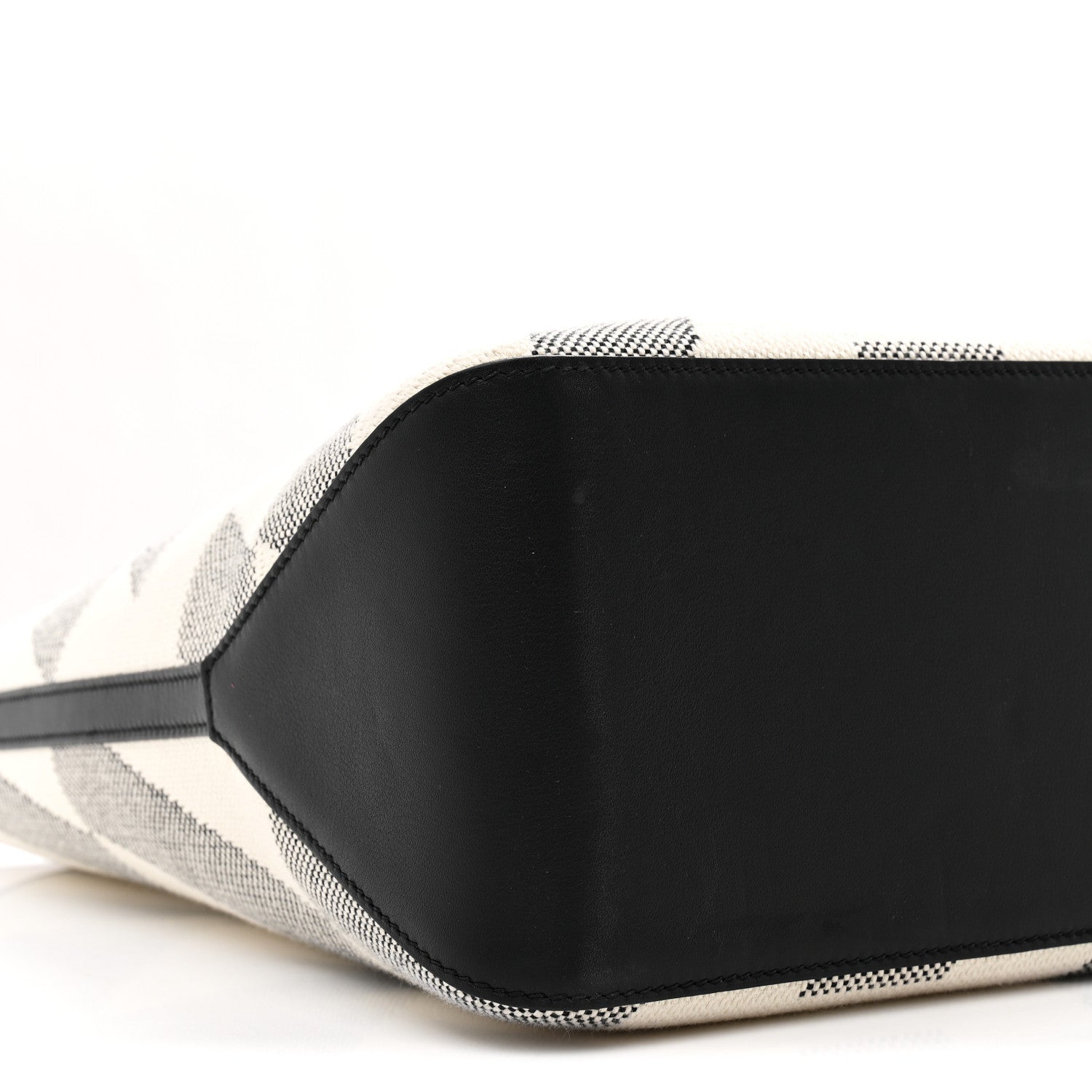 Swift H Canvas Cabas H En Biais 40 Black Ecru