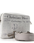 X DANIEL ARSHAM Grained Calfskin Newspaper Messenger White