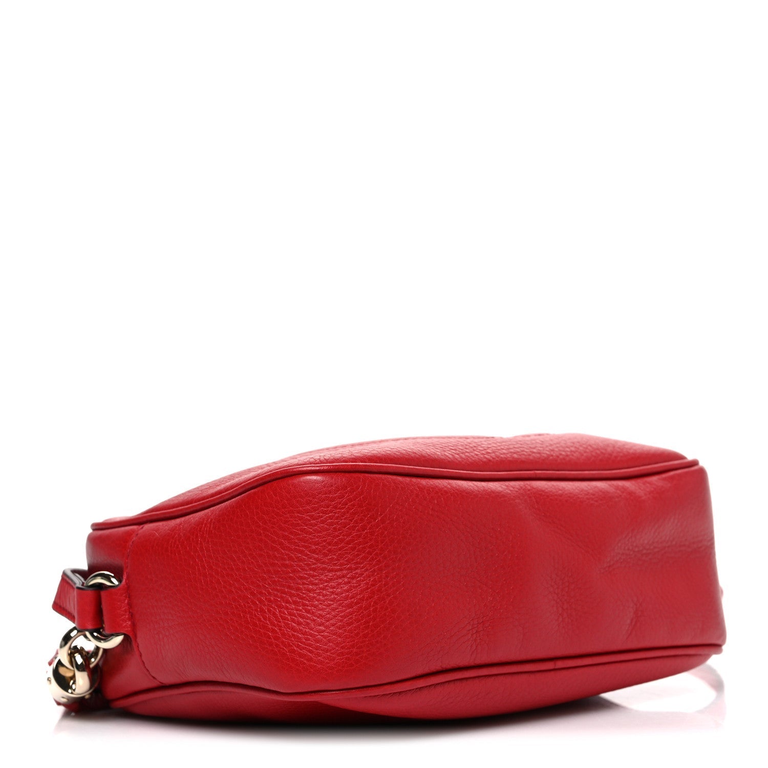 Pebbled Calfskin Small Soho Disco Bag Tabasco Red