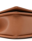 Caviar Chevron Quilted Medium Boy Flap Brown