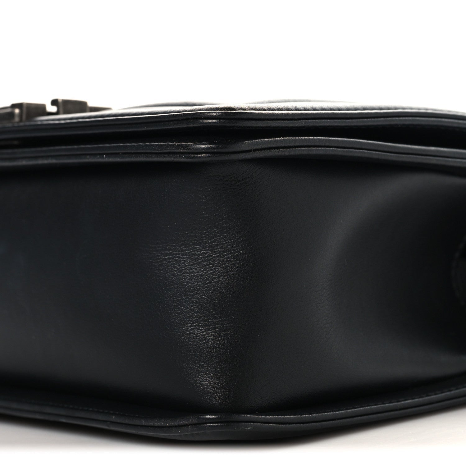 Lambskin Quilted Medium Boy Flap Black