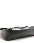 Calfskin Matelasse Mini GG Marmont Shoulder Bag Black